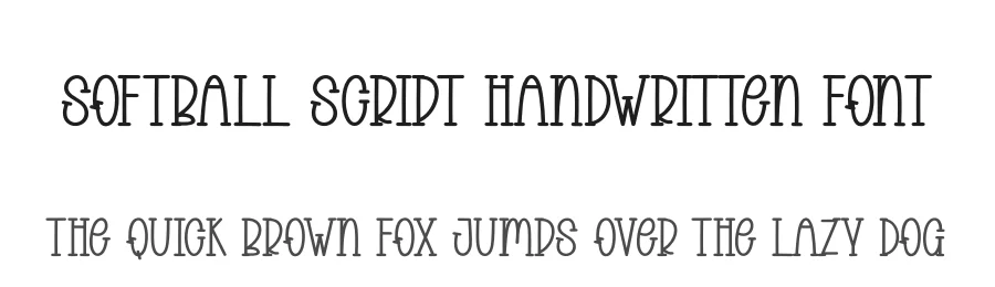 Softball Script Handwritten Font by andikastudio — Display Font