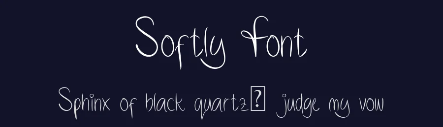 Softly Font by Ayyaratype_ — Script Handwritten Font — thumbnail 2