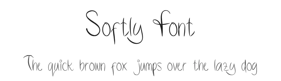 Softly Font by Ayyaratype_ — Script Handwritten Font