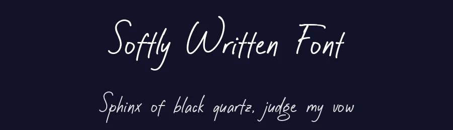 Softly Written Font by Littlehand — Script Handwritten Font — thumbnail 2