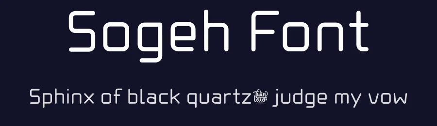 Sogeh Font by twinletter — Sans Serif Font — thumbnail 2