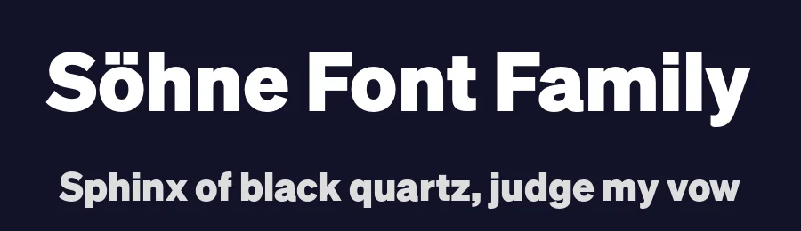 Söhne Font Family by Klim Type Foundry — Decorative Font — thumbnail 2