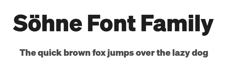 SΓΆhne Font Family by Klim Type Foundry β Decorative Font