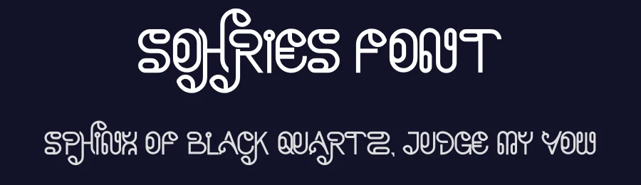 Sohries Font by hayoyuka8 — Display Font — thumbnail 2