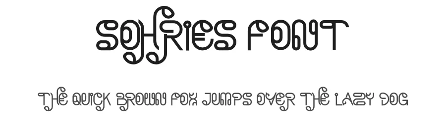 Sohries Font by hayoyuka8 — Display Font