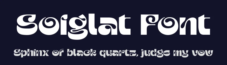 Soiglat Font by alit design — Display Font — thumbnail 2