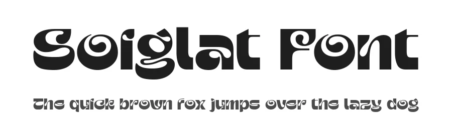 Soiglat Font by alit design — Display Font