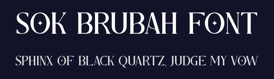 Sok Brubah Font by Onotype — Serif Font — thumbnail 2