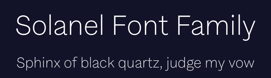Solanel Font Family by Nootype — Sans Serif Font — thumbnail 2