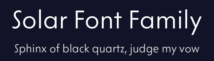 Solar Font Family by Dinamo — Sans Serif Font — thumbnail 2