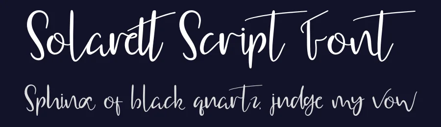 Solarett Script Font by Creatifontstudios — Script Handwritten Font — thumbnail 2