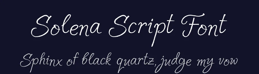 Solena Script Font by Jacklina Jekova — Script Handwritten Font — thumbnail 2