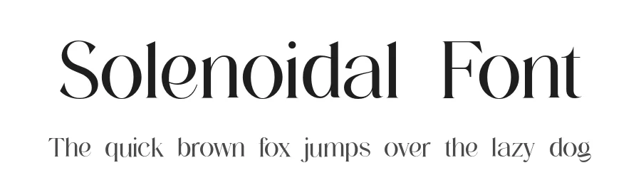 Solenoidal Font by UICreative — Serif Font