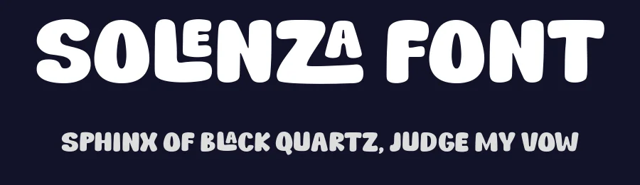 Solenza Font by Typebae — Display Font — thumbnail 2