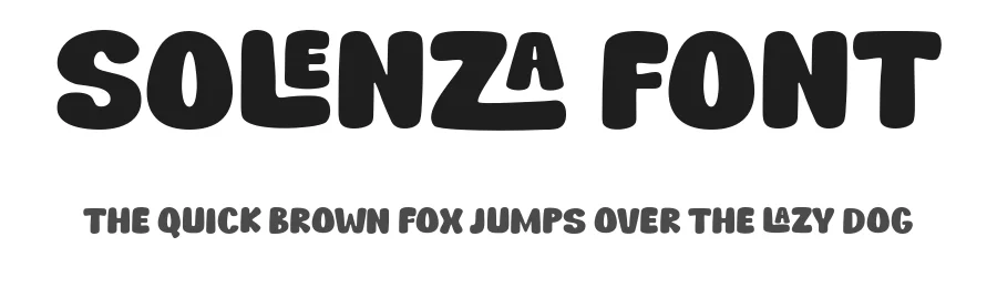 Solenza Font by Typebae — Display Font