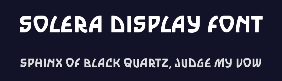 Solera Display Font by Goodwheel Studio — Display Font — thumbnail 2