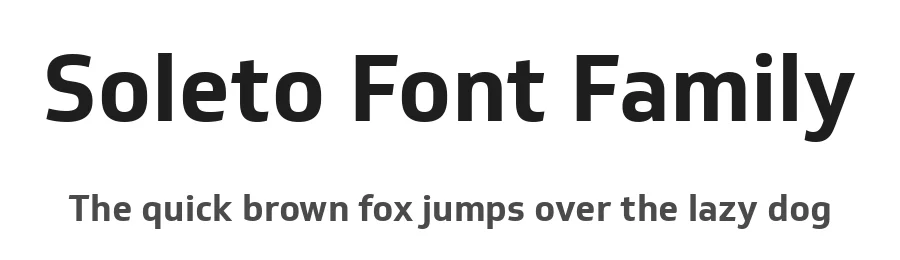 Soleto Font Family by daltonmaag — Sans Serif Font