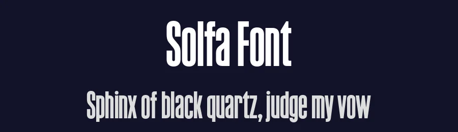 Solfa Font by Rui Abreu — Sans Serif Font — thumbnail 2
