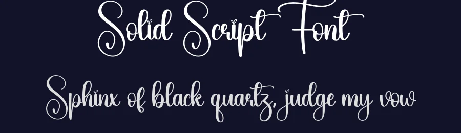 Solid Script Font by creativeletter — Script Handwritten Font — thumbnail 2