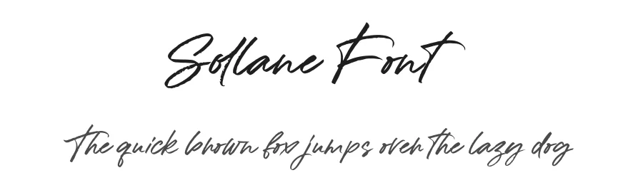 Sollane Font by metafontsy — Script Handwritten Font