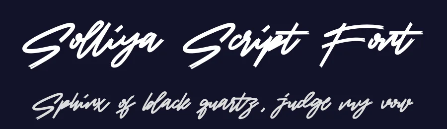 Solliya Script Font by jadatype — Script Handwritten Font — thumbnail 2