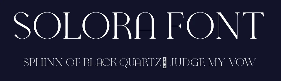 Solora Font by vpcreativeshop — Serif Font — thumbnail 2