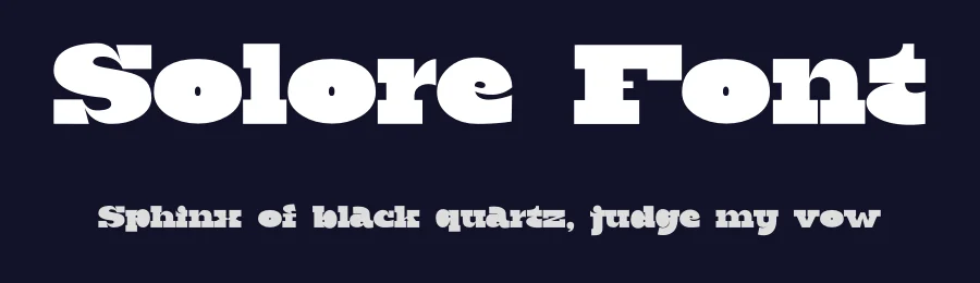Solore Font by Artnivora Studio — Display Font — thumbnail 2