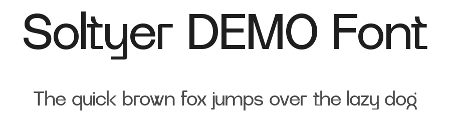 Soltyer DEMO Font by Say Studio — Display Font