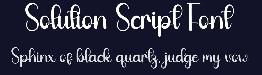 Solution Script Font by andikastudio — Script Handwritten Font — thumbnail 2