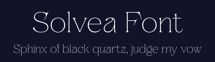 Solvea Font by grezlinestudio — Serif Font — thumbnail 2