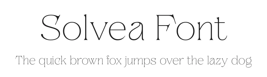Solvea Font by grezlinestudio — Serif Font