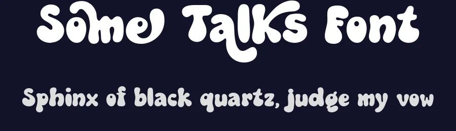 Some Talks Font by prioritype — Display Font — thumbnail 2