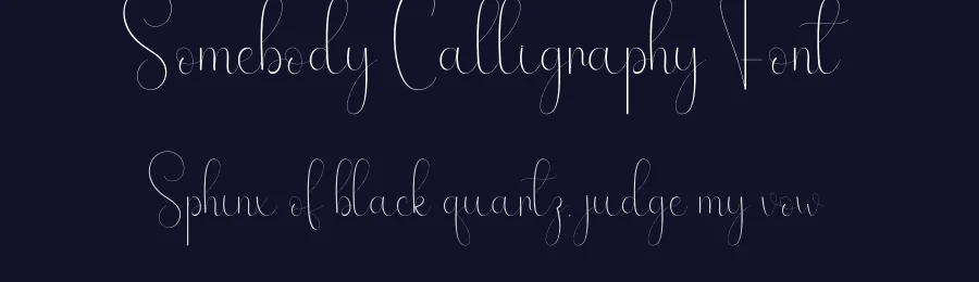Somebody Calligraphy Font by andikastudio — Script Handwritten Font — thumbnail 2