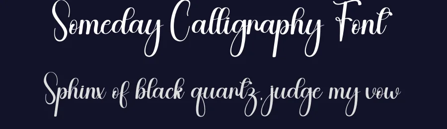 Someday Calligraphy Font by andikastudio — Script Handwritten Font — thumbnail 2