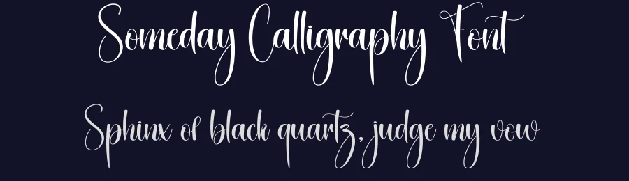 Someday Calligraphy Font by creativeletter — Script Handwritten Font — thumbnail 2