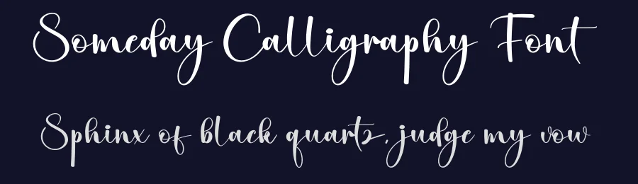 Someday Calligraphy Font by creativeletter — Script Handwritten Font — thumbnail 2