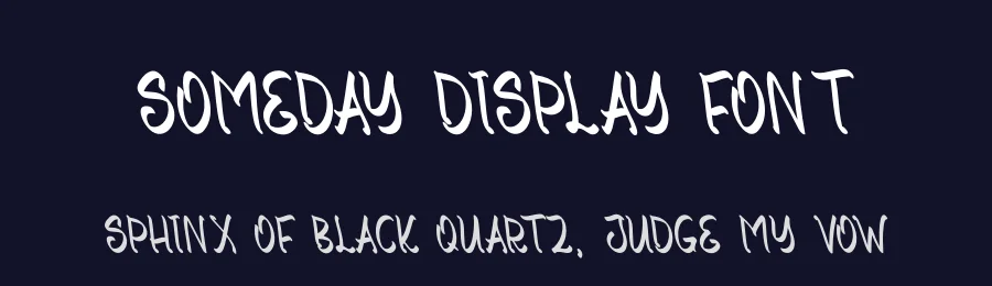 Someday Display Font by andikastudio — Script Handwritten Font — thumbnail 2