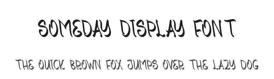 Someday Display Font by andikastudio — Script Handwritten Font