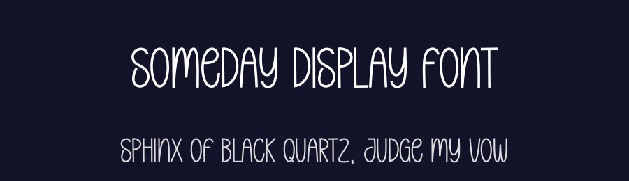 Someday Display Font by andikastudio — Display Font — thumbnail 2