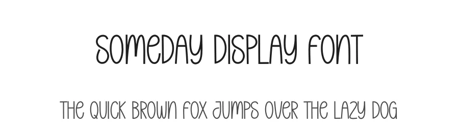 Someday Display Font by andikastudio β Display Font
