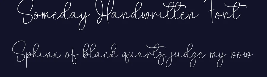Someday Handwritten Font by creativeletter — Script Handwritten Font — thumbnail 2
