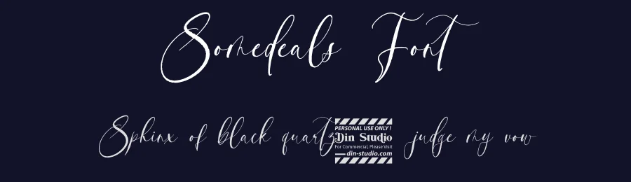 Somedeals Font by Din Studio — Script Handwritten Font — thumbnail 2