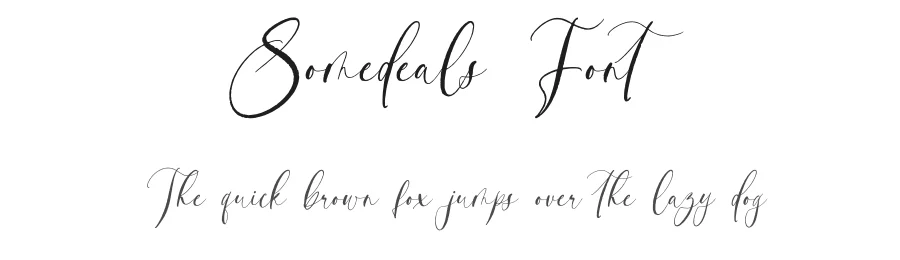 Somedeals Font by Din Studio — Script Handwritten Font