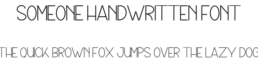 Someone Handwritten Font by inermediaSTUDIO — Display Font