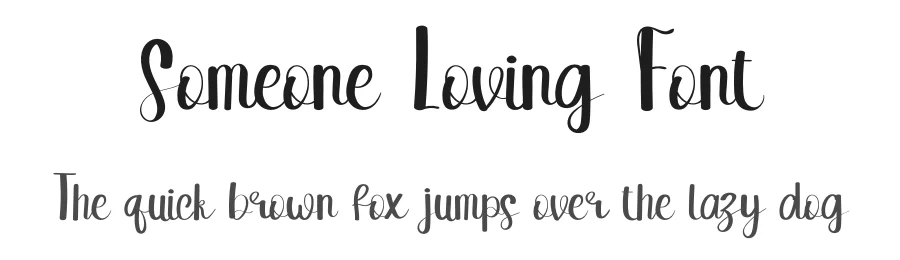 Someone Loving Font by Eddy Goodboy — Script Handwritten Font
