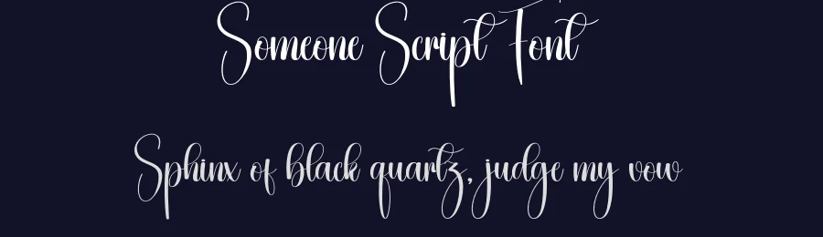 Someone Script Font by creativeletter — Script Handwritten Font — thumbnail 2