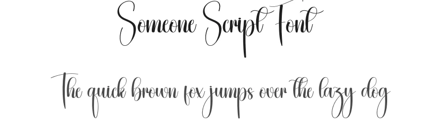 Someone Script Font by creativeletter — Script Handwritten Font
