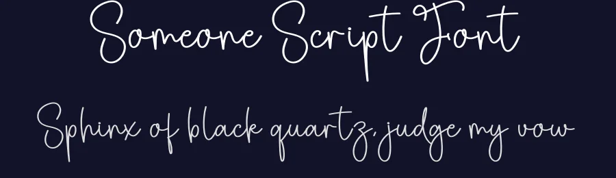 Someone Script Font by creativeletter — Script Handwritten Font — thumbnail 2