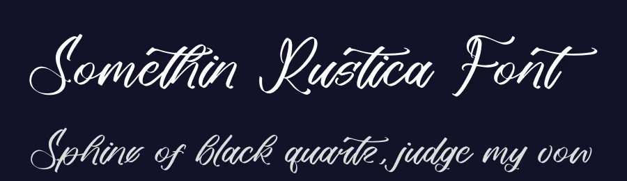 Somethin Rustica Font by stylishtype.co — Script Handwritten Font — thumbnail 2