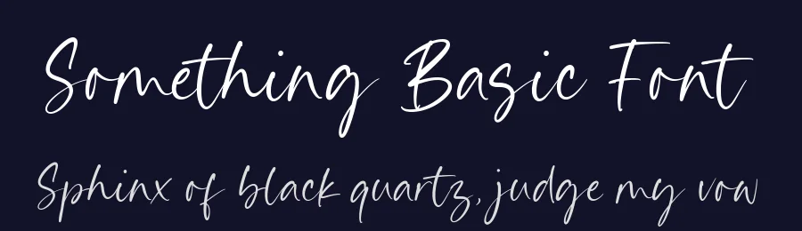 Something Basic Font by Timur type — Script Handwritten Font — thumbnail 2